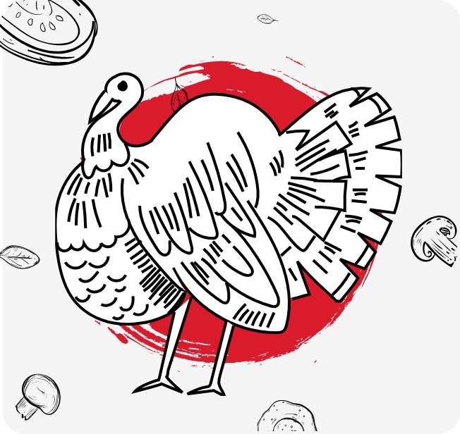 Հնդկահավ ջեռոցում /6-8 անձի համար/ 